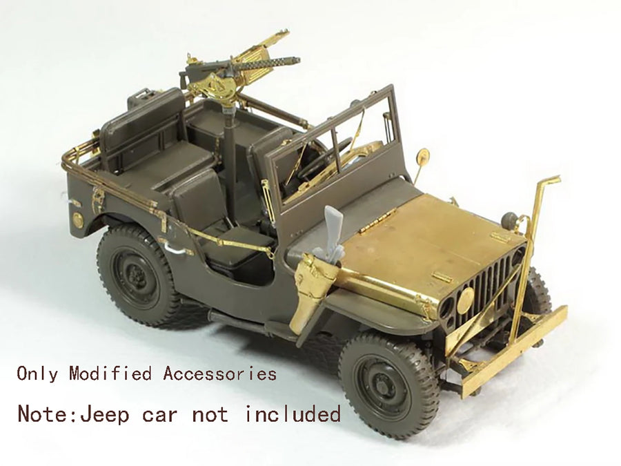 WWII Willys MB Jeep 1/35 Resin Vehicle Kit with Photo-Etch - resin model view 5