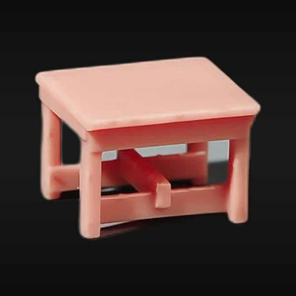 1/64 Scale Pink Resin Diorama Table Accessory Kit