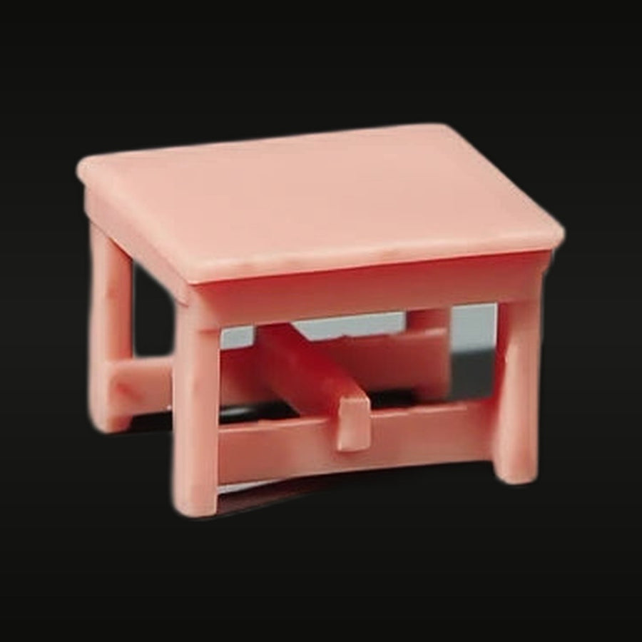 1/64 Scale Pink Resin Diorama Table Accessory Kit - unpainted resin model kit