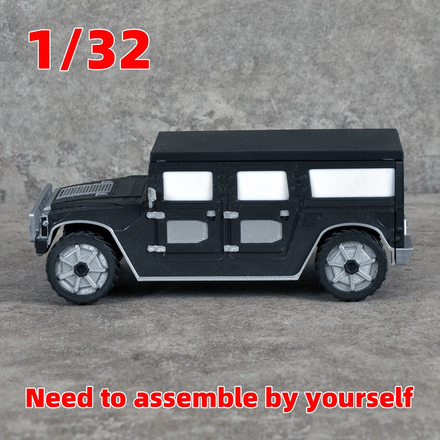 Assembly Scale Set Static Plastic Model Kit Car Off-Road Vehicle 1/32