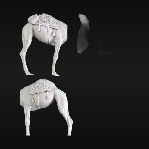 Desert Cavalry Camel Rider 1/35 Resin Figure Kit