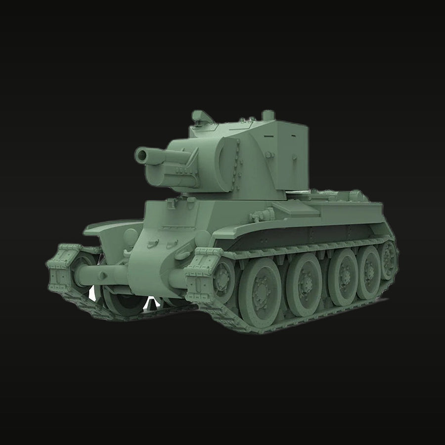 WWII Soviet KV-2 Heavy Tank 1/87 Scale Resin Kit - unpainted resin model kit