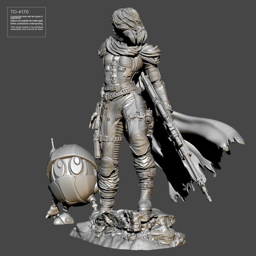 55Mm 75Mm Resin Model Kits Figure Beauty Colorless and Self-Assembled TD-4170