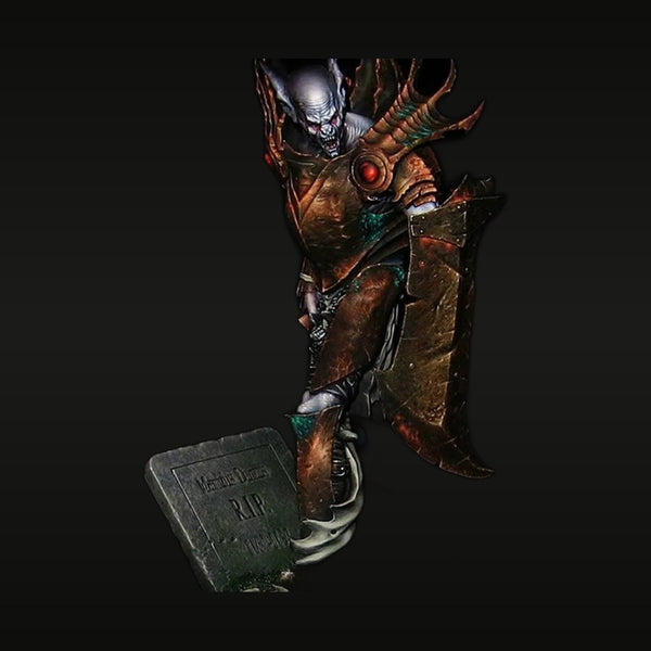 Fantasy Undead Necromancer with Grimoire 75mm Resin Bust Kit