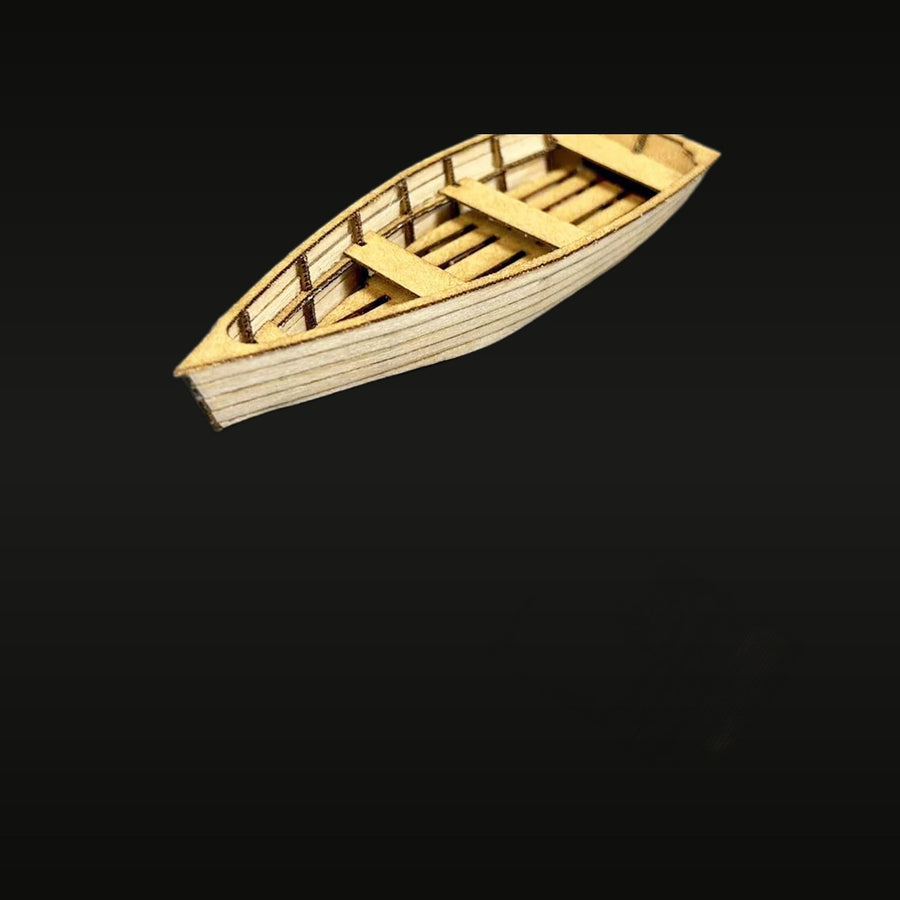 Classical Wooden Rowboat 1/35 Resin Diorama Accessory Kit - unpainted resin model kit
