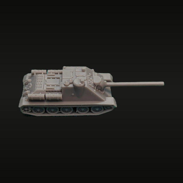 WWII Soviet SU-100 Tank Destroyer 1/144 Resin Vehicle Kit