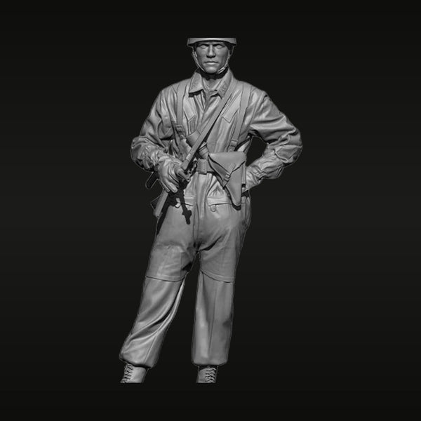 WWII American Infantryman with M1 Garand 1/35 Resin Figure Kit