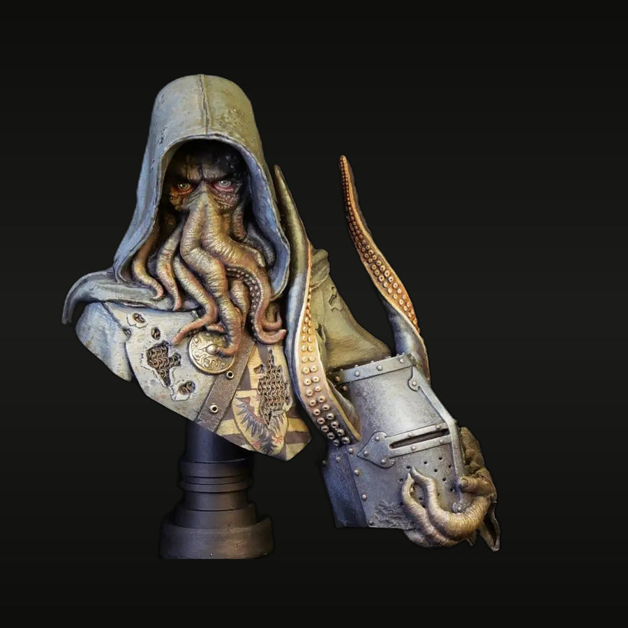 Cthulhu Cult Priest Tentacle Sorcerer 1/12 Resin Bust Kit - unpainted resin model kit