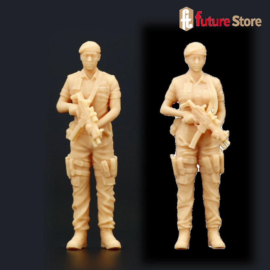 A279 1/87 1/64 1/43 HK Policeman Scene Props Miniatures Figures Model for Cars Vehicles Toys Micro Photography Collection