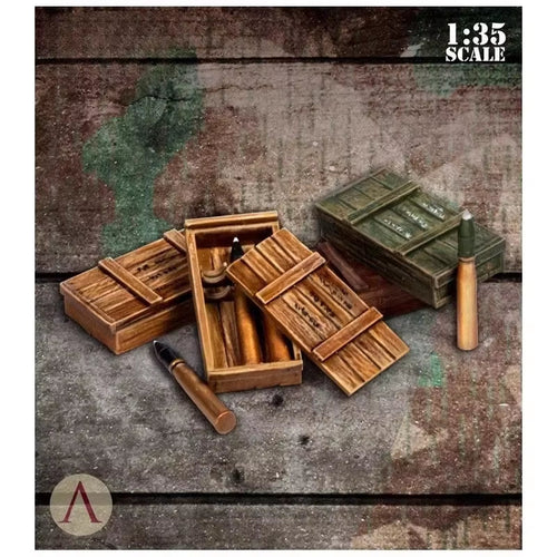 1/35 Wooden Ammunition Supply Crates (Resin Terrain)