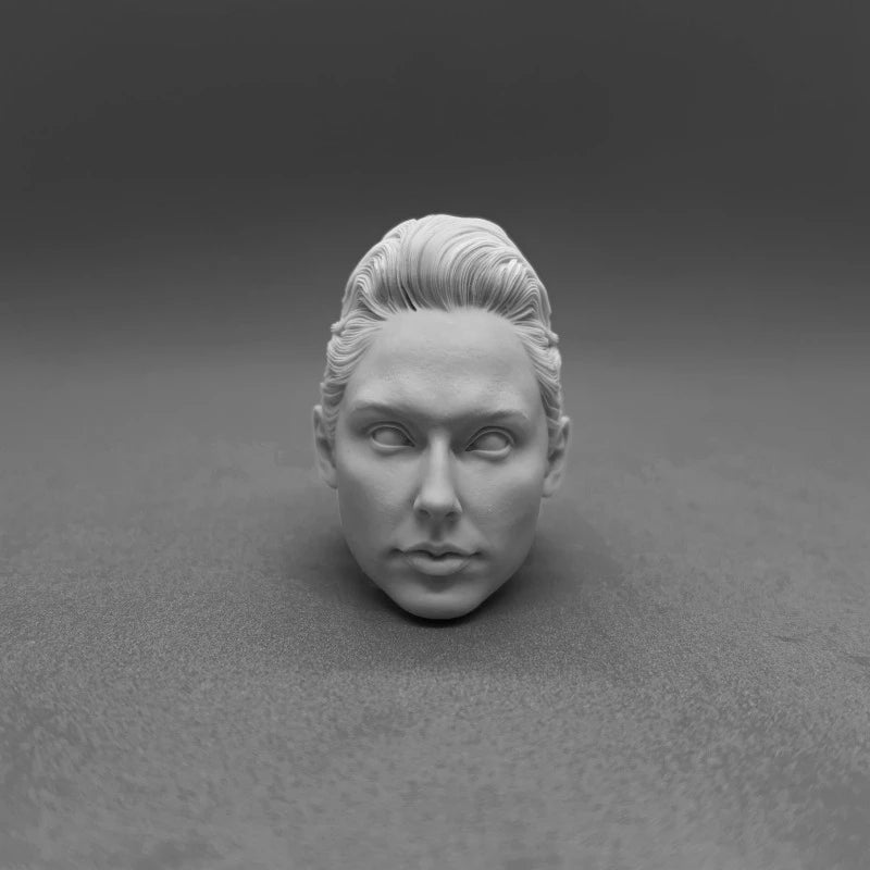 1/6 Scale Resin Diecast Head Sculpture Model Film Actress Head Carving Fit 12'' Action Figure Unpainted