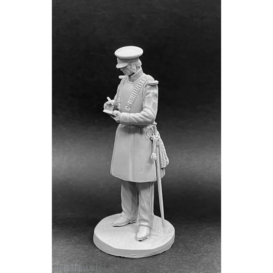 54Mm Resin Unpainted Model Kit, Military Theme, Russian Guards Engineer Battalion Officer Unassembled and Unpainted GK