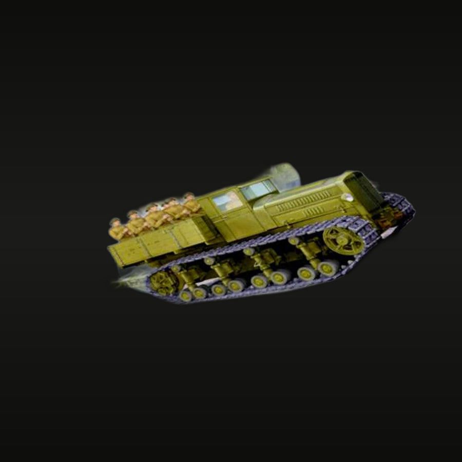 Soviet Komintern Artillery Tractor 1/35 Resin Vehicle Kit - unpainted resin model kit