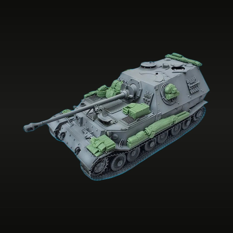 WWII German Elefant/Ferdinand Tank Destroyer with Stowage 1/35 Resin Vehicle Kit - unpainted resin model kit
