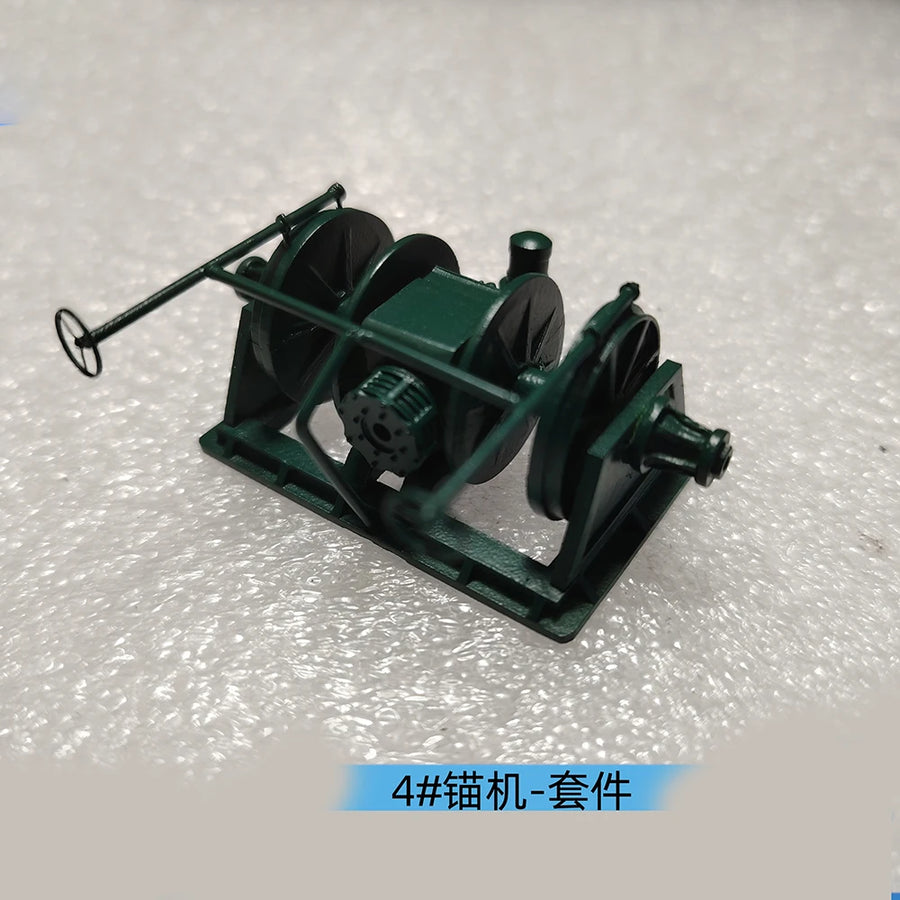 Vintage Printing Press Machinery Resin Model Kit Parts Set - resin model view 2