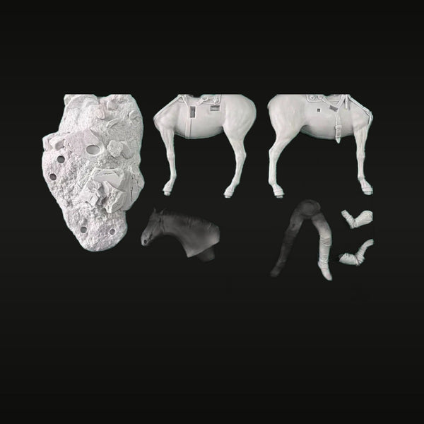 19th Century Arikara Scout Mounted 75mm Resin Figure Kit