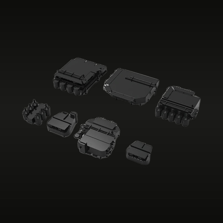 German Navy Deck Vents & Fittings Set 1/200 Resin Accessory Kit - unpainted resin model kit