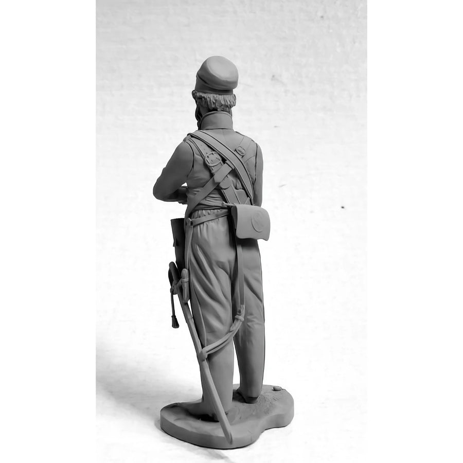 54Mm Resin Unpainted Model Kit, Military Theme, Don Cossack Mounted Artillery Gunner Unassembled and Unpainted GK