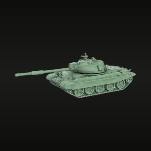 Soviet T-62 Main Battle Tank 1/56 Resin Model Kit