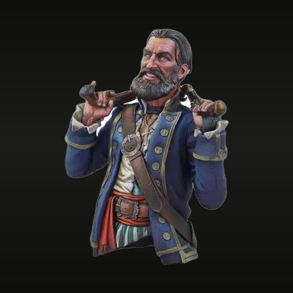 Fantasy Bearded Adventurer with Tomahawk 1/10 Resin Bust