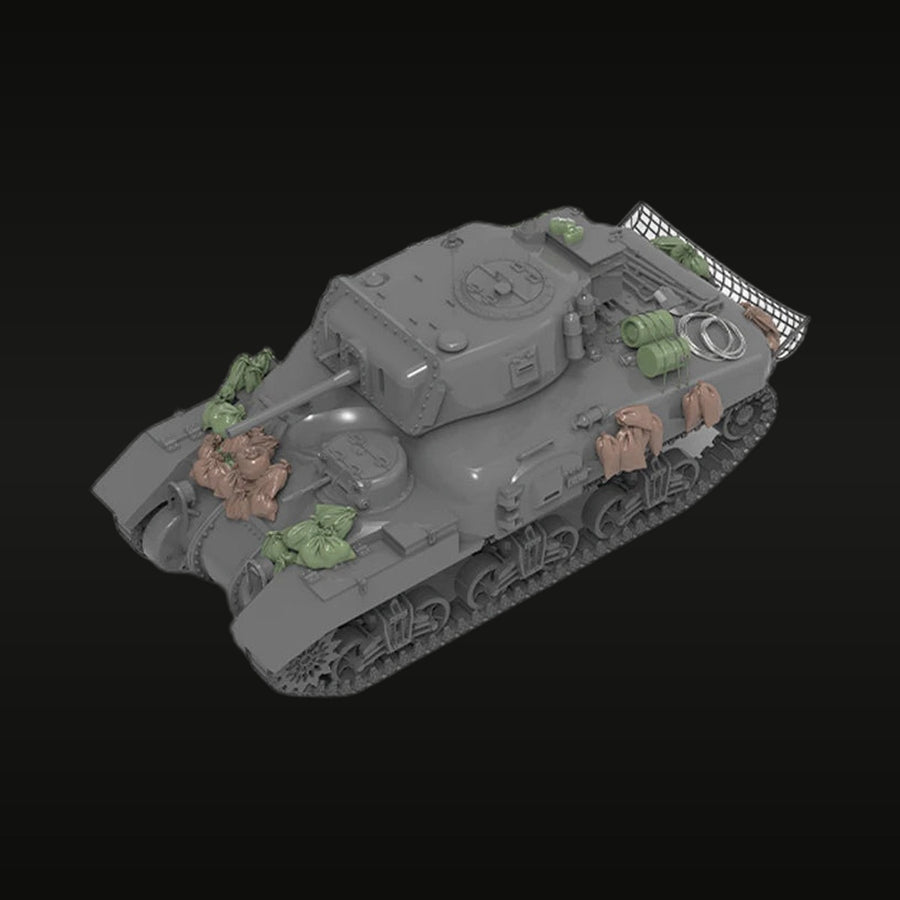 WWII US M3 Lee/Grant Medium Tank with Stowage 1/35 Resin Kit - unpainted resin model kit