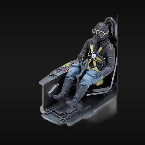 Modern Fighter Pilot Ejection Seat 1/32 Resin Figure