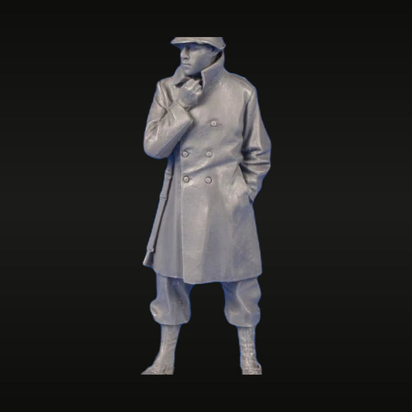 WWII US Army Soldier Thinking Pose 1/35 Resin Figure Kit