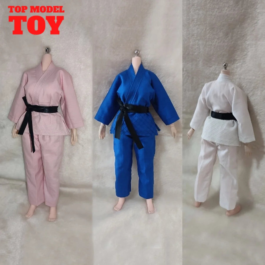 1/6 Taekwondo Judo Cosplay Costume Clothes Model for 12'' Female Soldier Tbleague Phicen Action Figure Body