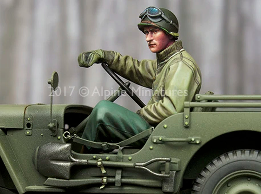 1:35 Resin Kit US Jeep Driver