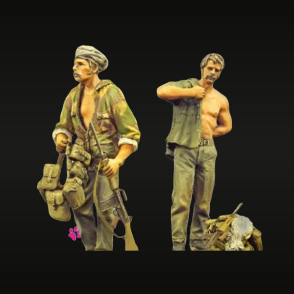 Modern British SAS Commando Oman 1971 Set of 2 1/35 Resin Figure Kit