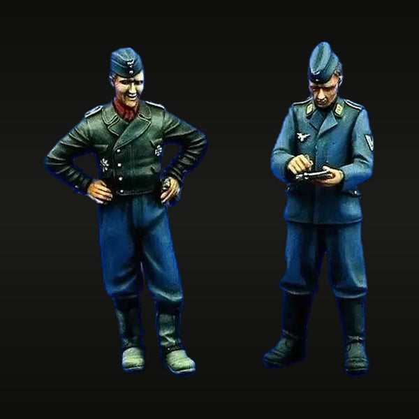 WWII German Luftwaffe Officers Set 1/35 Resin Figure Kit