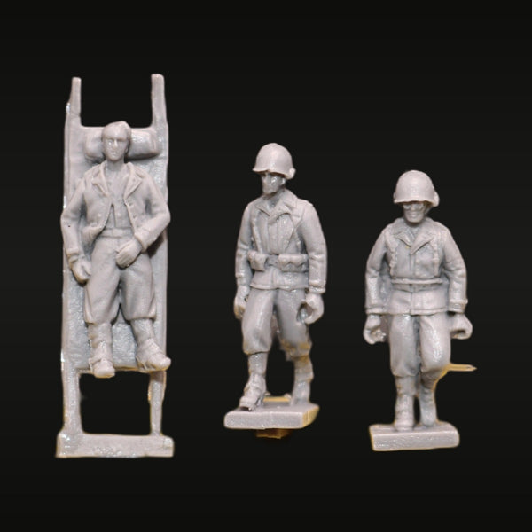WWII American Soldiers 1/72 Resin Figure Set