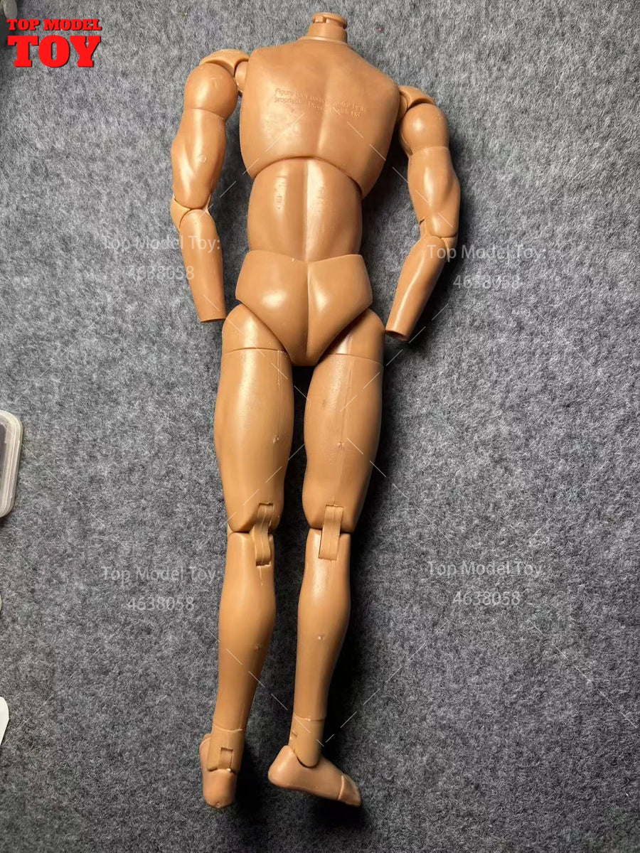 Defective 1/6 Scale Super Flexible Joints Male Body with Muscle Strong Soldier No Hands Feet 12'' Action Figure Dolls Toys