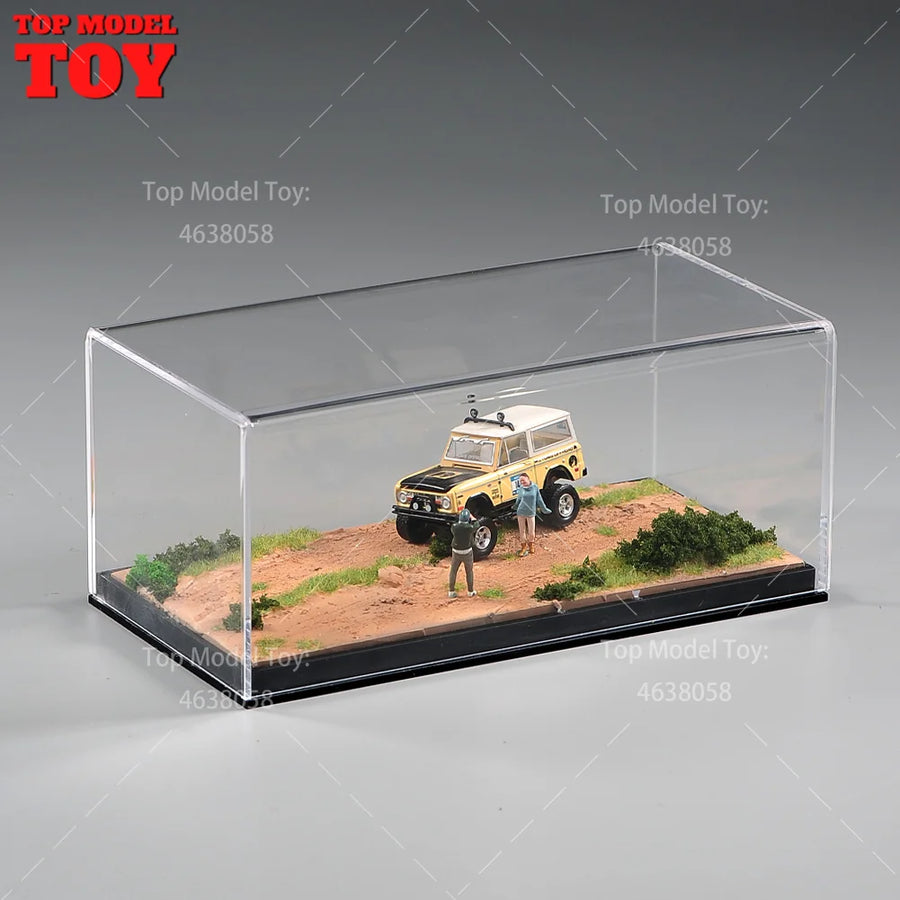 Desert Sandy Terrain Diorama Base 1/64 Resin Model Kit - resin model view 3