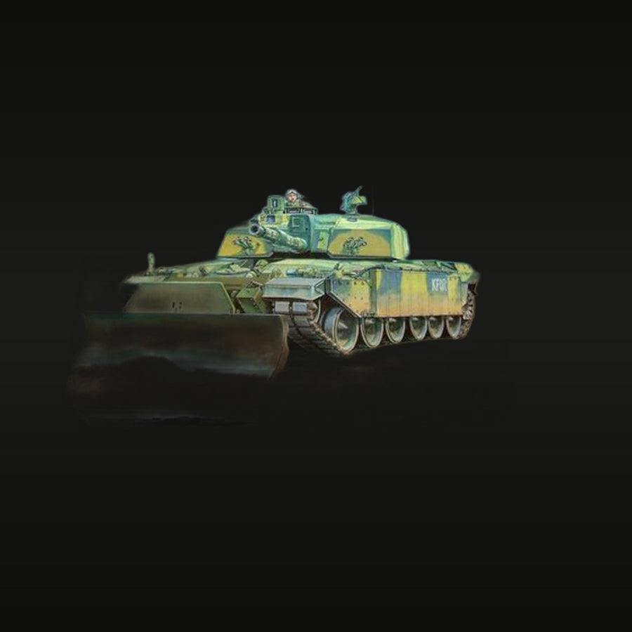 Centurion Medium Tank with Dozer Blade 1/35 Resin Vehicle Kit - unpainted resin model kit