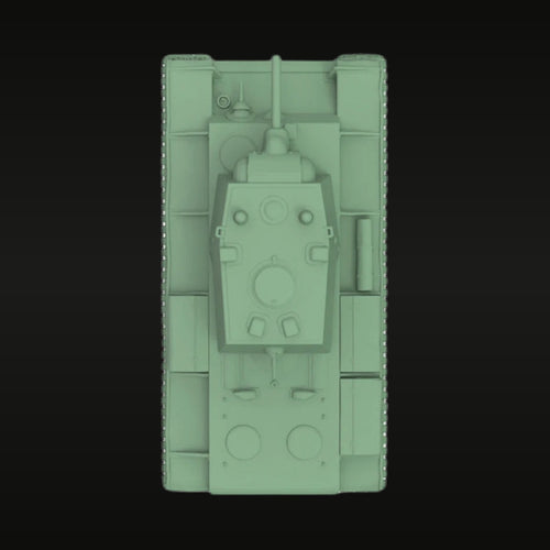 Soviet KV-1 Heavy Tank 1/56 Scale Resin Model Kit