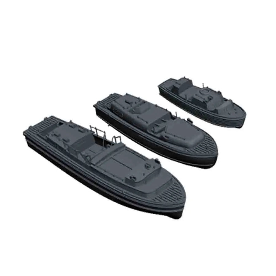 Royal Navy Motor Launches 1/700 Resin Ship Kit (6 Models) - resin model view 2