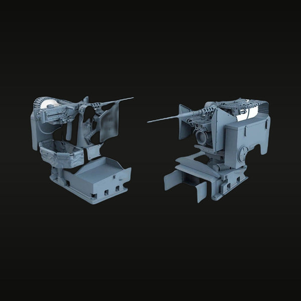 WWII US M1 Machine Gun Mount with Shield 1/72 Resin Accessory Kit