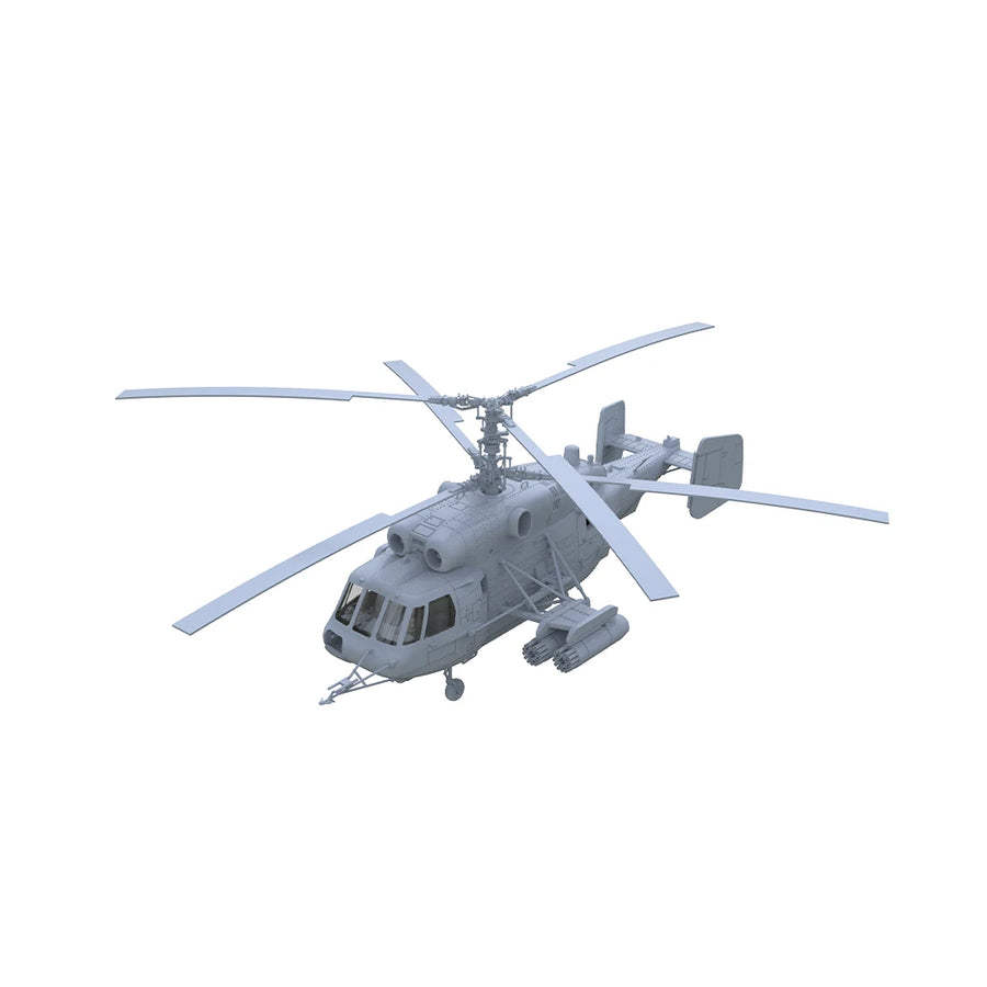 Soviet Ka-29 Naval Assault Helicopter 1/700 Resin Aircraft Kit - resin model view 2