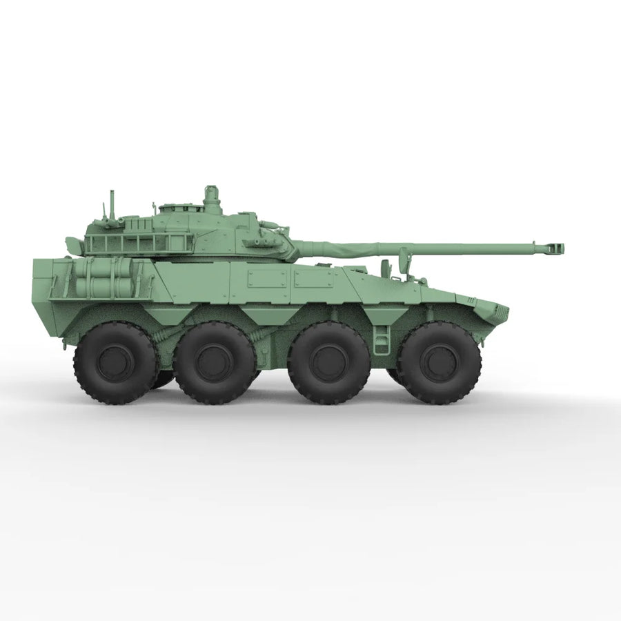 Modern French VEXTRA 105 6-Wheel Armored Car 1/35 Resin Vehicle Kit - resin model view 5
