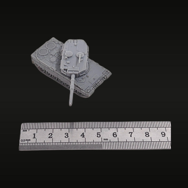 Modern Leopard 2 Main Battle Tank 1/144 Scale Resin Vehicle Kit