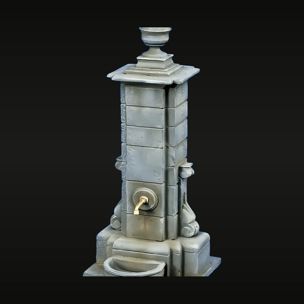 Fountain Pool Layout Props 1/35 Resin Terrain Diorama Kit