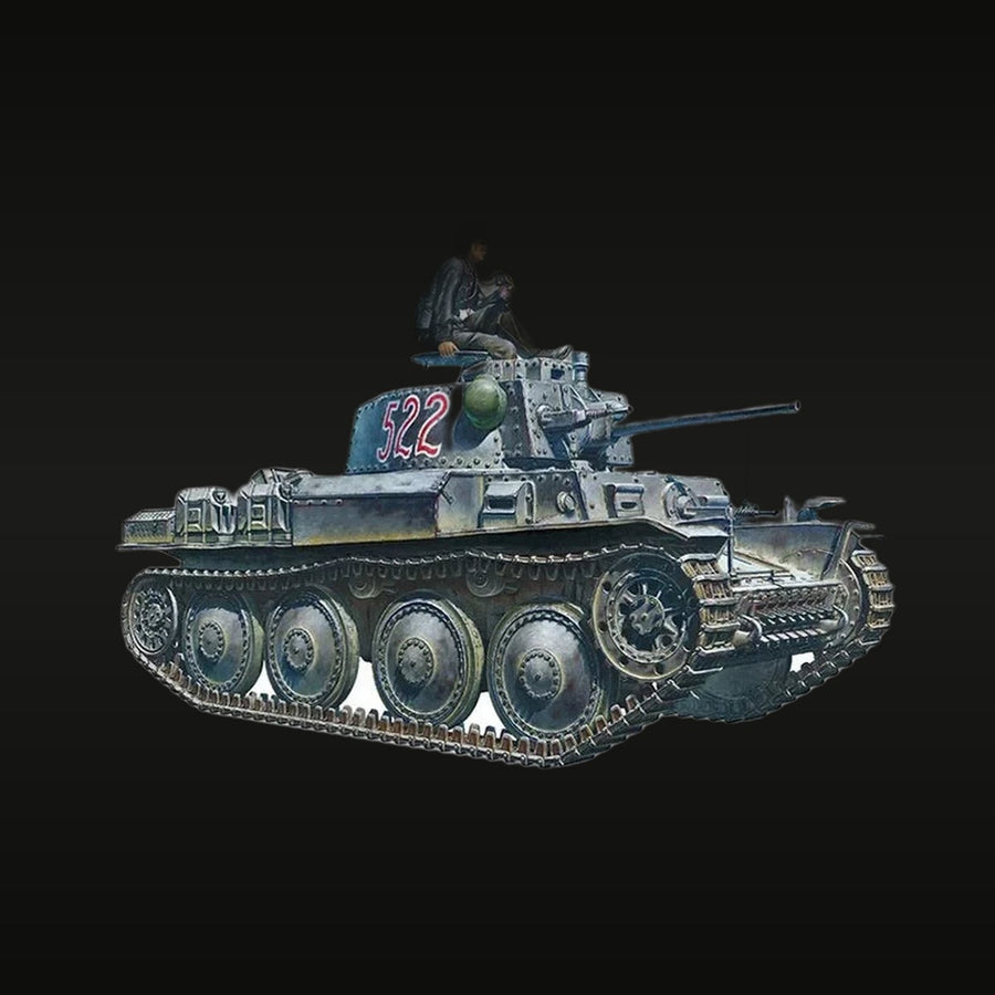 WWII German Panzer 38(t) Light Tank 1/35 Resin Vehicle Kit - unpainted resin model kit