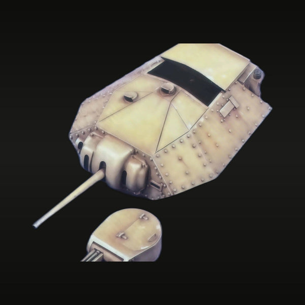 WWII German Panzer Tank Turret 1/35 Resin Vehicle Kit