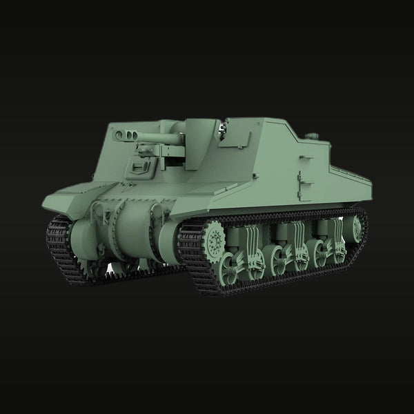 WWII British Sexton I Self-Propelled Gun 1/72 Resin Vehicle Kit