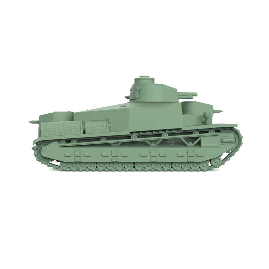 1/144 1/200 1/350 1/700  SS623 Military Model Kit IJA Type91 Heavy Tank Miniature Static War Games