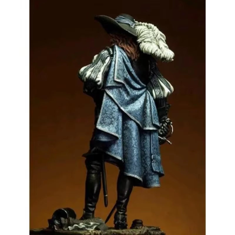 Renaissance Spanish Nobleman with Rapier 75mm Resin Figure Kit - resin model view 2