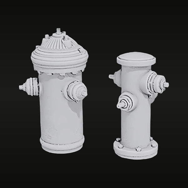 Modern City Fire Hydrant S010 1/35 Scale Resin Diorama Accessory Kit