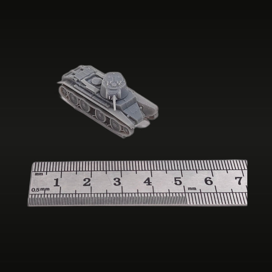 Soviet BT-7 Light Tank 1/144 Resin Vehicle Kit - unpainted resin model kit