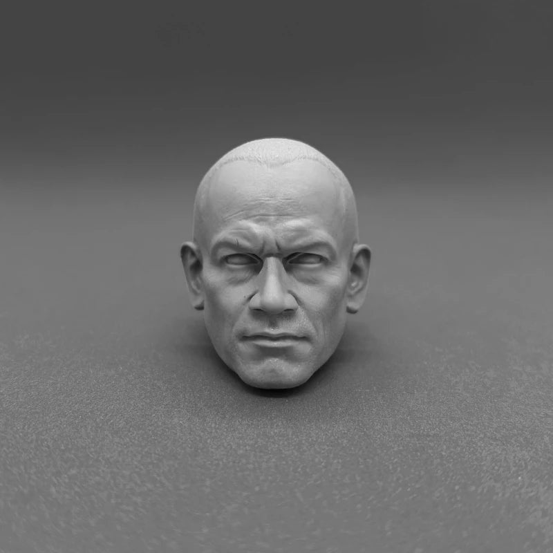 1/6 Scale Resin Diecast Head Sculpture Model Movie Characters Collection Head Carving Fit 12'' Action Figure Unpainted
